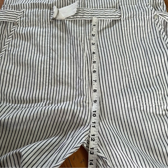 Rag & bone black white stripe jumpsuit romper - Picture 6 of 10